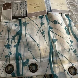 New Four Grommet Curtain Panels